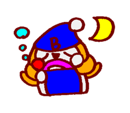 All gorillas are B types.(English) sticker #1671354