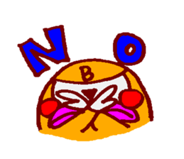 All gorillas are B types.(English) sticker #1671356