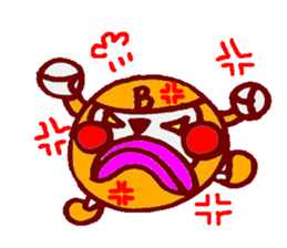 All gorillas are B types.(English) sticker #1671358