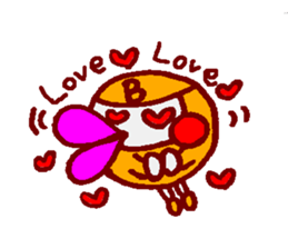 All gorillas are B types.(English) sticker #1671359