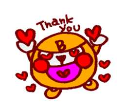 All gorillas are B types.(English) sticker #1671361