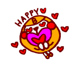 All gorillas are B types.(English) sticker #1671363