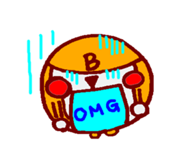 All gorillas are B types.(English) sticker #1671364