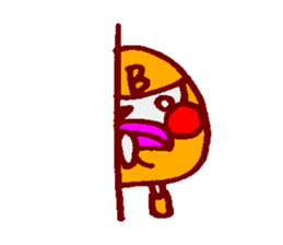 All gorillas are B types.(English) sticker #1671366