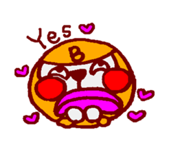 All gorillas are B types.(English) sticker #1671370