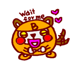 All gorillas are B types.(English) sticker #1671373