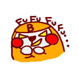 All gorillas are B types.(English) sticker #1671374