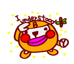 All gorillas are B types.(English) sticker #1671377