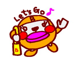 All gorillas are B types.(English) sticker #1671379