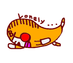 All gorillas are B types.(English) sticker #1671382