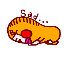 All gorillas are B types.(English) sticker #1671383