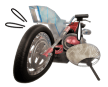 Champion of bikes sticker #1671398