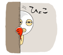 it is not an egg -- it is a mask. sticker #1671428