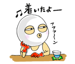 it is not an egg -- it is a mask. sticker #1671449