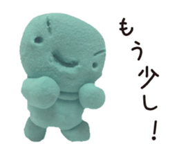 Happy clay doll sticker #1672073