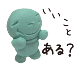 Happy clay doll sticker #1672078