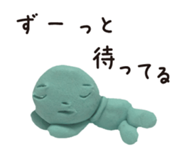 Happy clay doll sticker #1672079