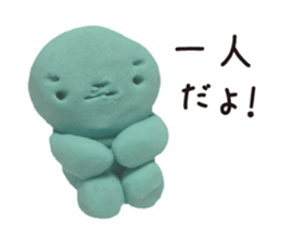 Happy clay doll sticker #1672085