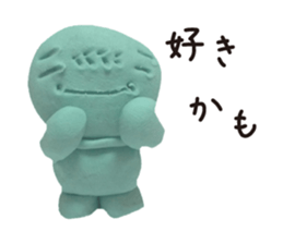 Happy clay doll sticker #1672098