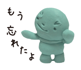 Happy clay doll sticker #1672101