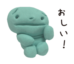 Happy clay doll sticker #1672104