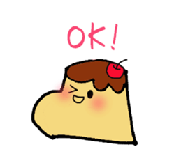 a pregnant pudding sticker #1672185