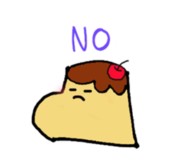 a pregnant pudding sticker #1672186