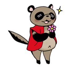 Magical Raccoon dog Sticker sticker #1672508