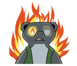 Magical Raccoon dog Sticker sticker #1672516