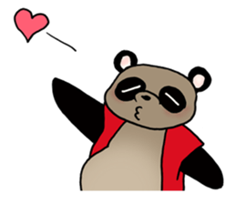 Magical Raccoon dog Sticker sticker #1672517