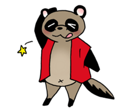 Magical Raccoon dog Sticker sticker #1672520