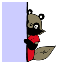 Magical Raccoon dog Sticker sticker #1672528