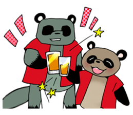 Magical Raccoon dog Sticker sticker #1672534