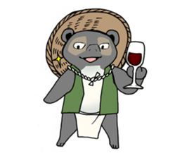 Magical Raccoon dog Sticker sticker #1672535