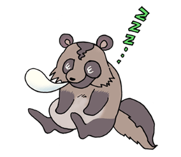 Magical Raccoon dog Sticker sticker #1672539