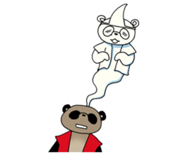 Magical Raccoon dog Sticker sticker #1672541