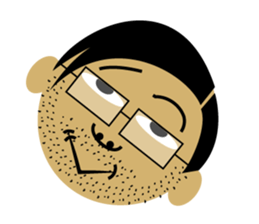 10 duo face character sticker #1672712