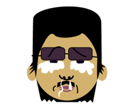 10 duo face character sticker #1672727