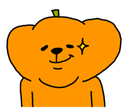Pumpkin dog sticker #1672833