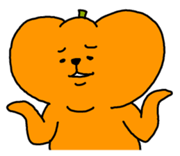Pumpkin dog sticker #1672838