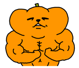 Pumpkin dog sticker #1672843