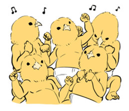 Baby chick Sticker sticker #1673388