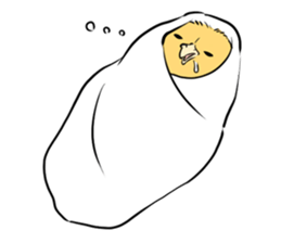 Baby chick Sticker sticker #1673396