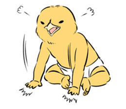 Baby chick Sticker sticker #1673400