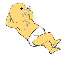 Baby chick Sticker sticker #1673406