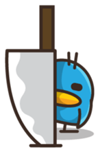 Chick Chat : Watching sticker #1673791