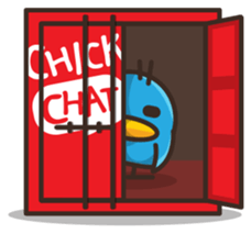 Chick Chat : Watching sticker #1673814