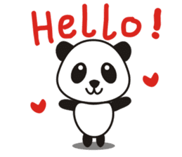 Cute panda sticker #1674345