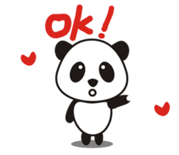 Cute panda sticker #1674346