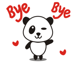 Cute panda sticker #1674348